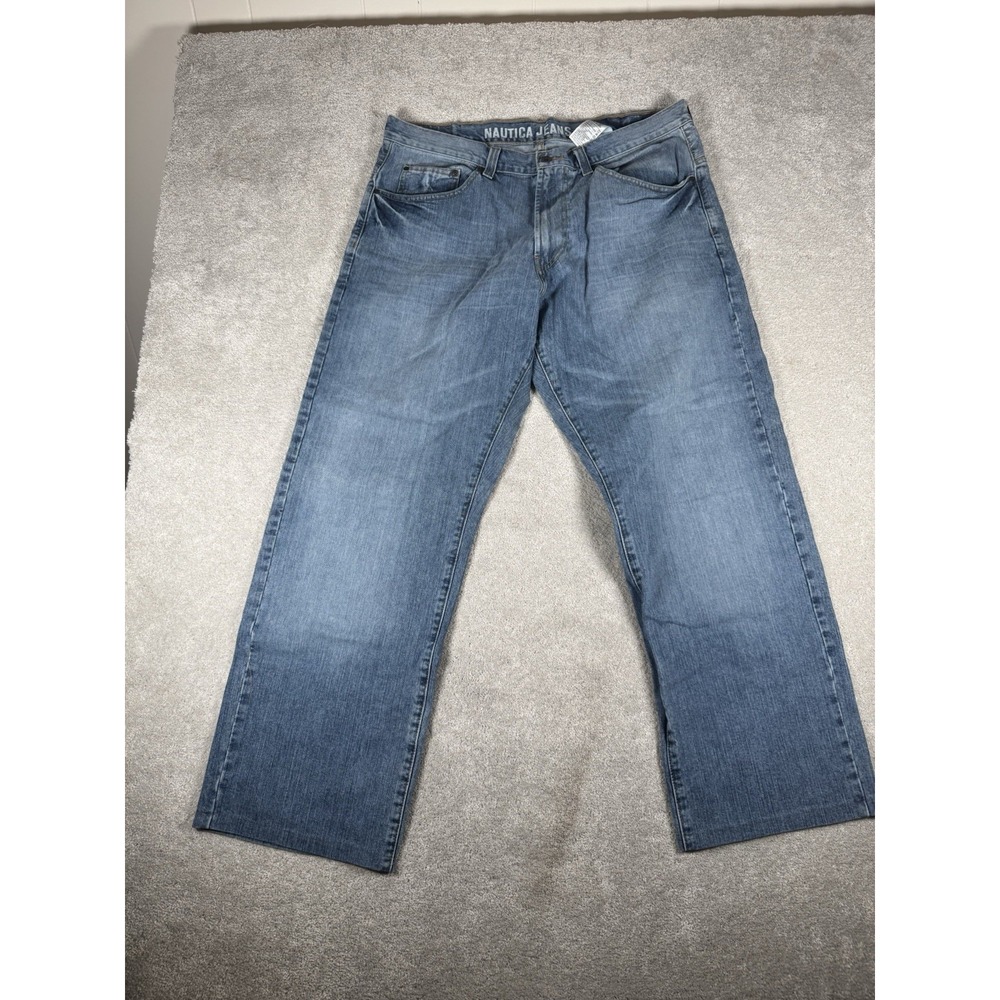 Nautica Men's Jeans 38x32* Vintage Y2K Loose Fit Baggy Skater Cargo Streetwear